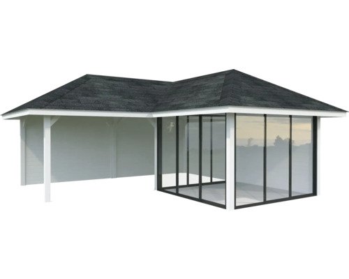 Pavillon Laube Palmako 588 x 588 mm weiß