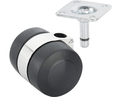 PA-Designrolle Tarrox 35 mm Platte 38 x 38 mm Gleitlager PK10