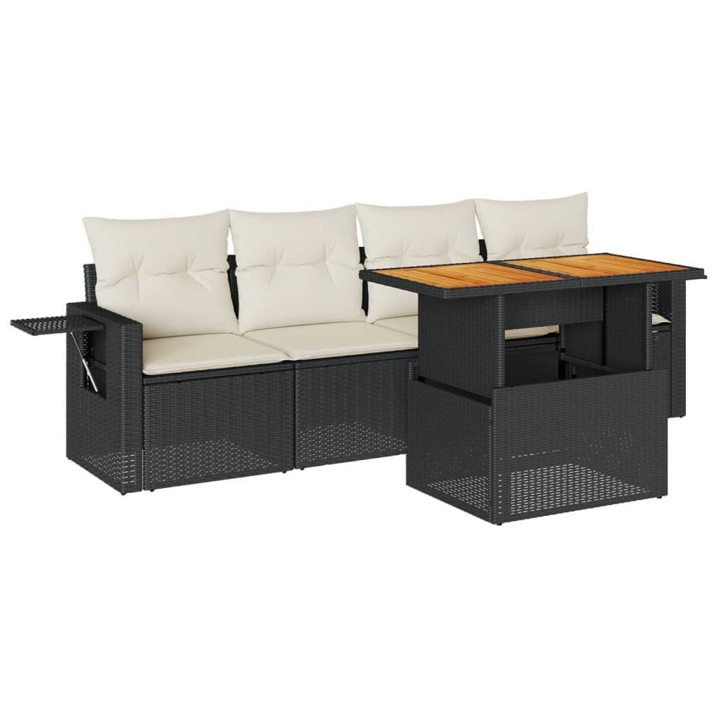 Garten sofagarnitur poly-rattan