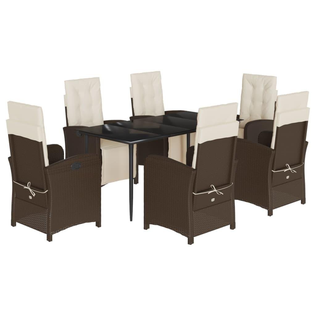 Garten essgruppe poly-rattan