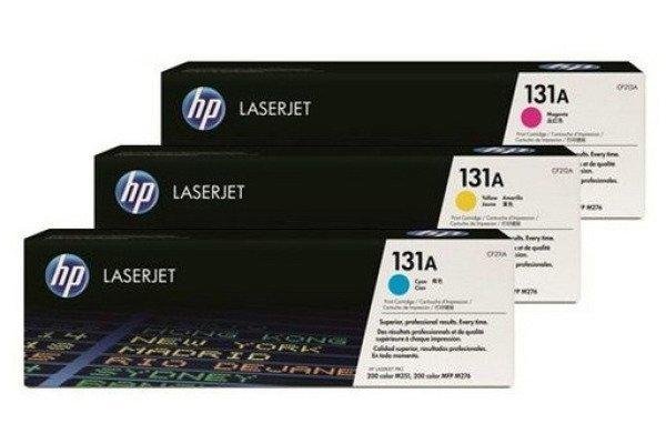 HP Toner Tri-Pack 131A CMY U0SL1AM LJ Pro 200 M276 1800 Seiten