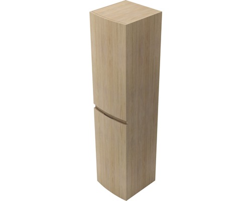 Hochschrank Baden Haus Vague BxHxT 40x170x38 cm tabak eiche