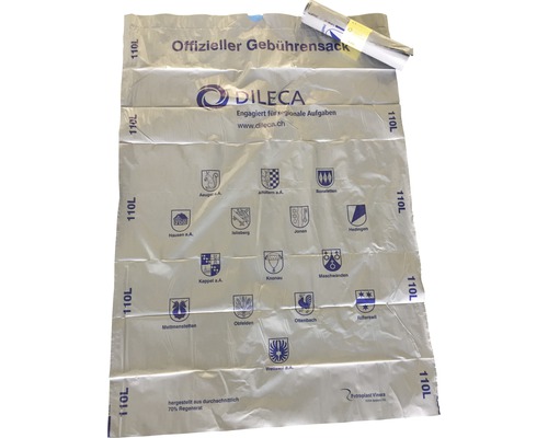 Gebührenkehrichtsack DILECA 110 L 5 Stück