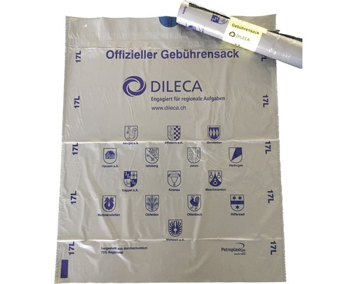 Gebührenkehrichtsack DILECA 17 L 10 Stück