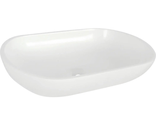 Differnz Aufsatzwaschbecken Ovalo 54 x 34 cm weiss glänzend 38.253.05