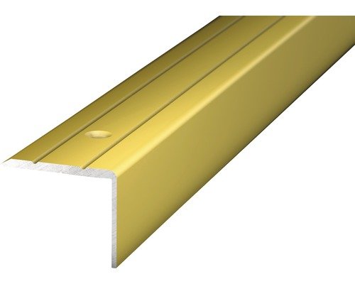 Prinz Winkelprofil Alu gold gelocht 24,5 x 20 x 2700 mm