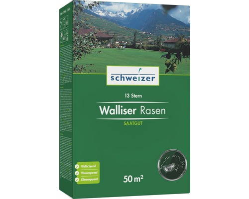 Eric Schweizer Rasensamen 13 Stern Rasen Walliser Rasen 50 m² 1,25 kg