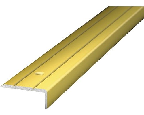 Prinz Winkelprofil Alu gold gelocht 24,5 x 10 x 1000 mm