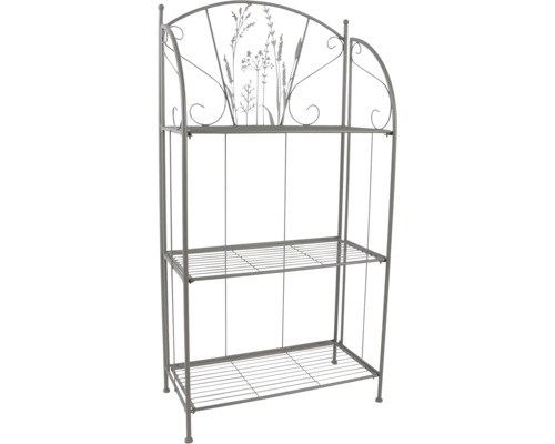Pflanzenregal Lafiora 59 cm x 29.5 cm x 114.5 cm grau