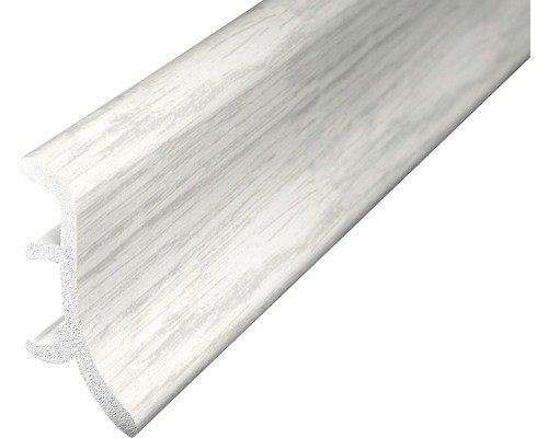 Prinz Sockelleiste geschäumt esche weiss 48x2500 mm