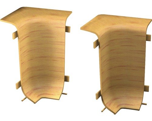 Prinz Innenecken für Klemm-Sockelleiste mit Kabelkanal buche 50 mm