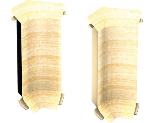 Prinz Innenecken für Hartschaum-Sockelleiste Ahorn 60 mm