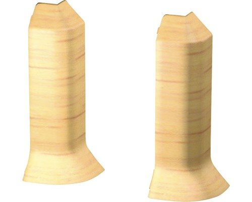 Prinz Aussenecken für Hartschaum-Sockelleiste 60 mm Buche