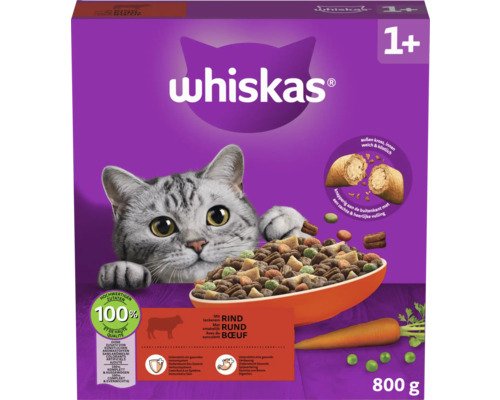 Whiskas Trockenfutter Rind 800g