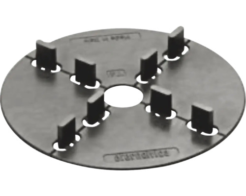 DLG Fugenkreuz für Platten auf Durchbruchschutz-Gitter Ø 120 mm H = 12 mm Pack = 25 St