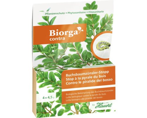Biorga Contra Buchsbaumzünsler-Stopp Hauert 4 x 4.5 g