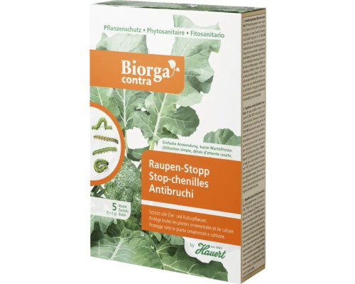 Biorga Contra Raupen-Stopp Hauert 5 x 3 g