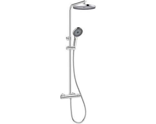 form&style Duschsäule inkl. Thermostat KUDA CoolTouch Verbrühschutz Easy Clean chrom glänzend