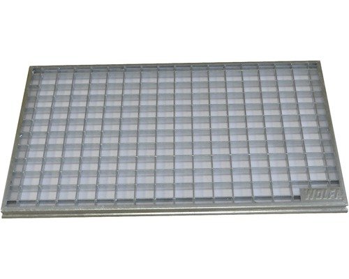 Pressgitterrost Wolfa für Fussabstreiferkasten 100x50 cm (Masche 30x30 mm)