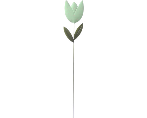 Metall Tulpe Lafiora H 94.5 cm grün