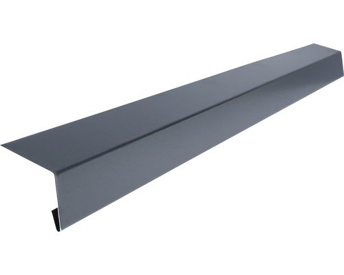 PRECIT Rinneneinhang Übergangsblech Universalzubehör Smart Anthrazitgrau RAL 7016 1000 x 40 x 35 x 0,5 mm