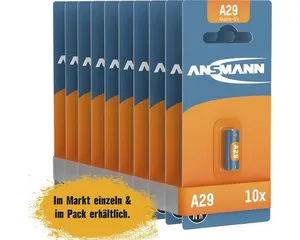 Ansmann Spezialbatterie A29 9 Volt 10 Stück