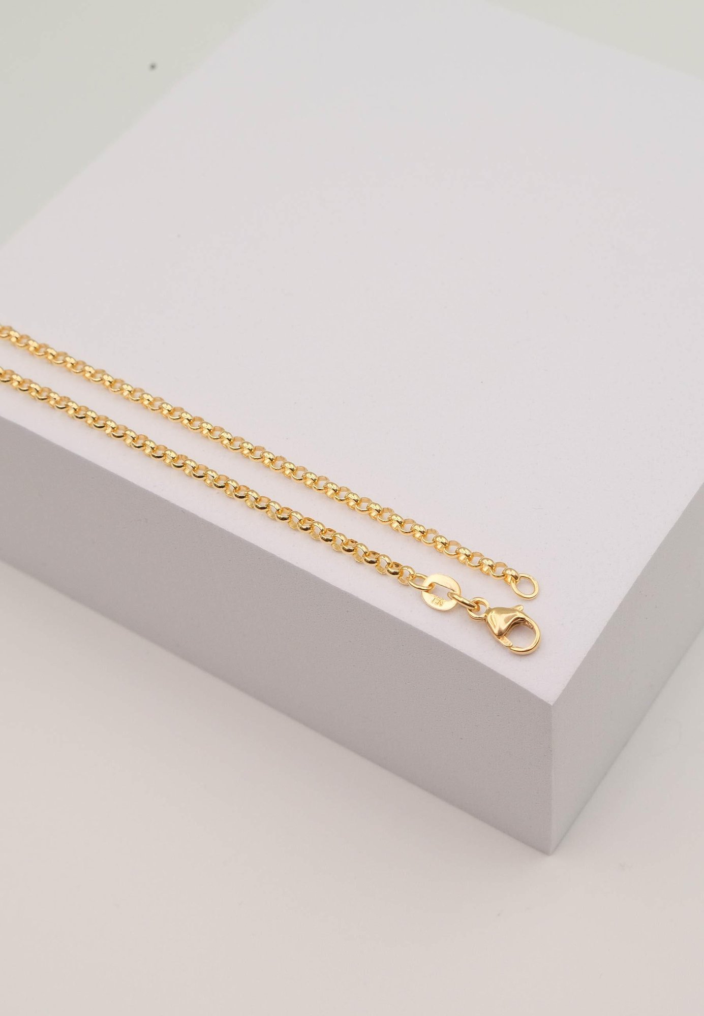Collier Erbs Gelbgold 750, 2.4mm, 42cm