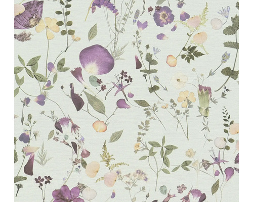 Vliestapete 39746-3 Pint Walls 2 Blümchen Gräser grün violett