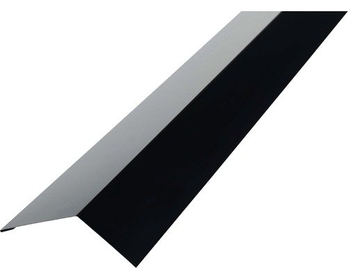 PRECIT Rinneneinhang für Trapezblech H12 tiefschwarz RAL 9005 1000 x 83 x 65 mm