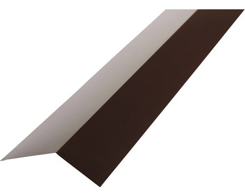PRECIT Rinneneinhang für Trapezblech H12 Schokoladenbraun RAL 8017 1000 x 83 x 65 mm