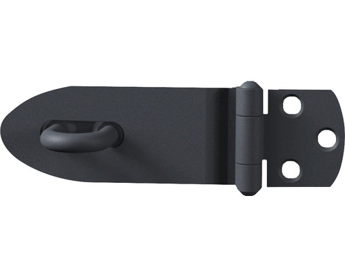 Überfalle 129x38mm, verzinkt/grau
