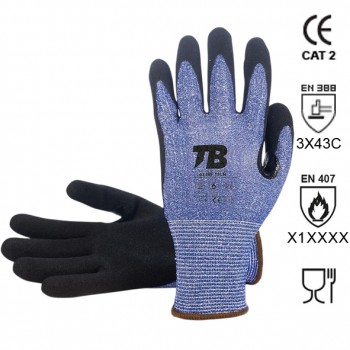 Guantes de fibra de vidrio/nylon con recubrimiento de nitrilo mod. 413 rf tfln - Rationalstock.es