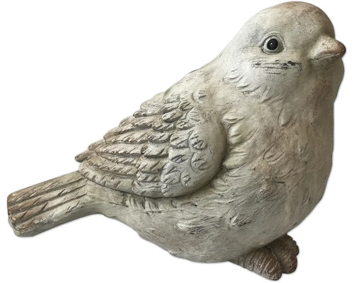 Dekofigur Lafiora Vogel 33.5 x 20 x 25 cm weiss