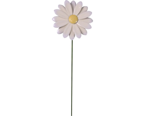 Gartenstecker Lafiora Metallblume H 115 cm weiss