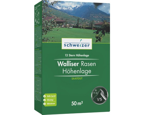 Eric Schweizer Rasensamen 13 Stern Höhenlagen Walliser Rasen 50 m² 1,25 kg