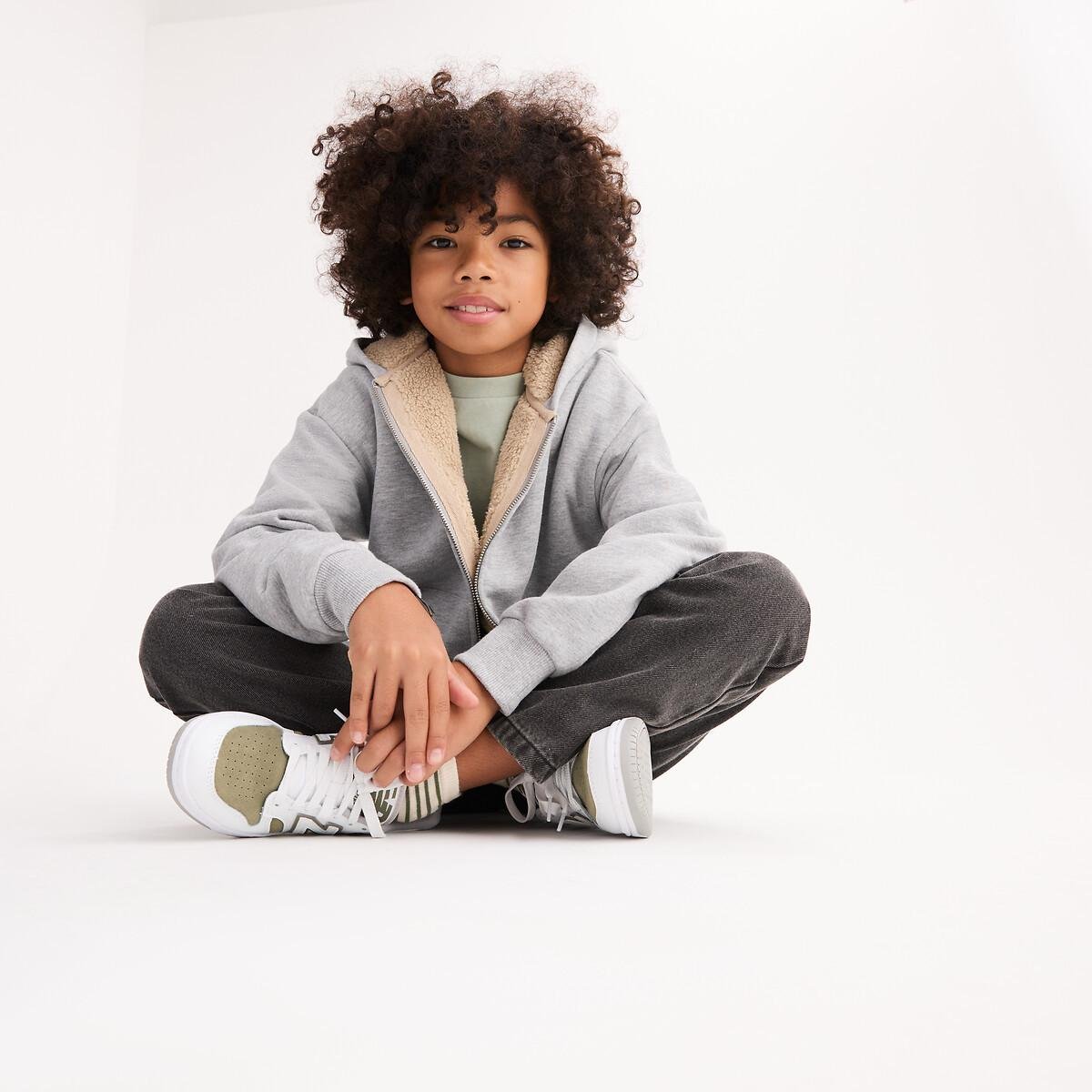Sweatshirt mit Reissverschluss und Kapuze