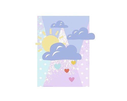 Poster Winnie the Pooh Clouds 30x40 cm