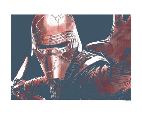 Poster Star Wars Faces Kylo 40x30 cm