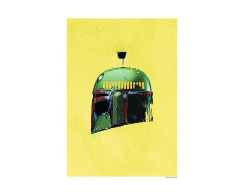Poster Star Wars Classic Helmets Boba Fett 30x40 cm