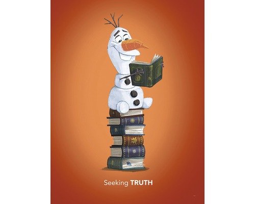 Poster Frozen Olaf Reading 30x40 cm