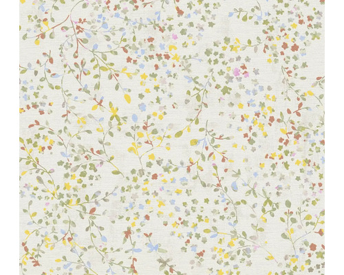 Vliestapete 39747-1 Pint Walls 2 Ranken Blüten Blätter creme