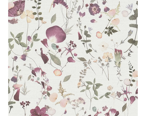 Vliestapete 39746-1 Pint Walls 2 Blümchen Gräser weiss violett