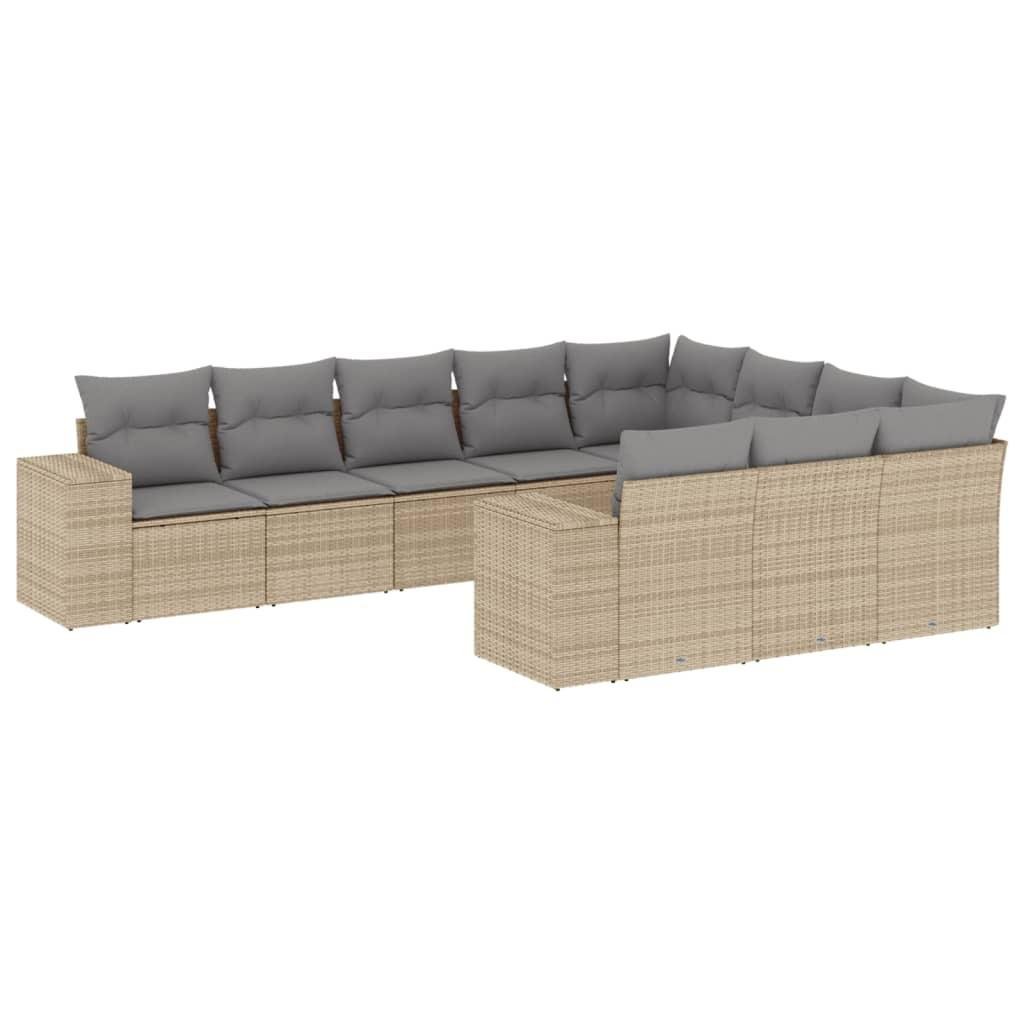 Garten sofagarnitur poly-rattan