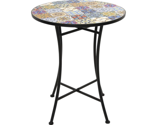 GARDEN PLACE Mosaik-Tisch bunt Ø 60x72 cm