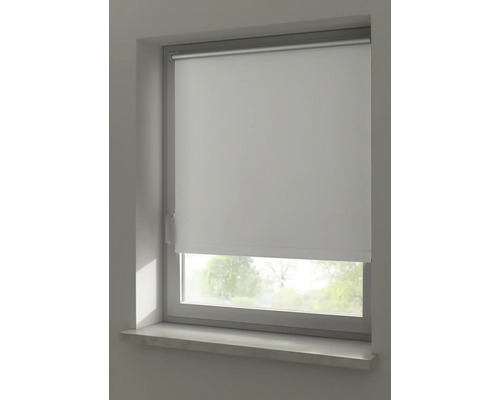 Klemmrollo Thermo Verdunkelung ohne Bohren uni weiss 120x150 cm inkl. Klemmträger