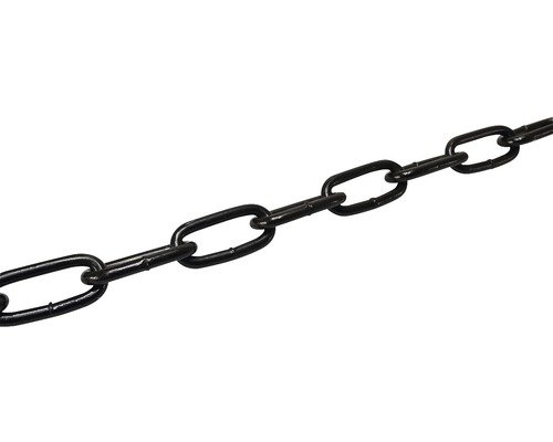 Pösamo Schweisskette Ø 10 mm Stahl schwarz verzinkt 5 m