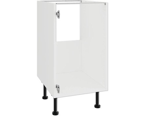 PICCANTE Smart Spülen-Unterschrankkorpus für 1 Drehtür BxTxH 45 x 55,5 x 87 cm SOFT WHITE Clickmontage "Nr. 33"