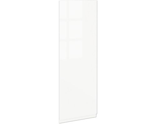 PICCANTE Smart Schranktür für Oberschrank 30 x 89,2 cm LAQUER WHITE hochglanz lackiert mit integrierter Griffmulde "F"