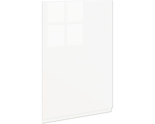 PICCANTE Smart Schranktür 45 x 70 cm LAQUER WHITE hochglanz lackiert mit integrierter Griffmulde "C"