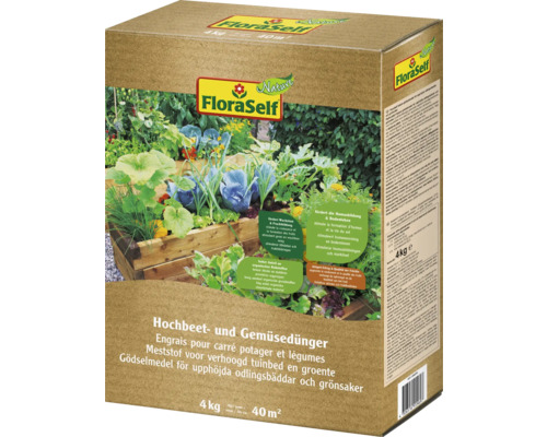 Hochbeetdünger & Gemüsedünger FloraSelf Nature 4 kg